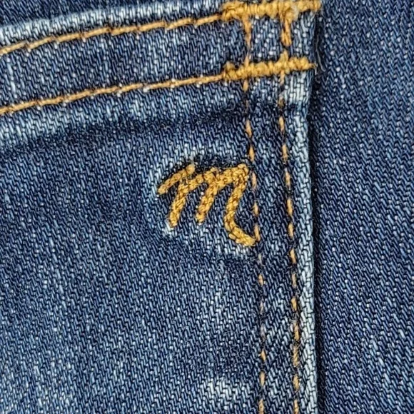 Madewell 9" High Riser Skinny Skinny Jeans Womens Size 27 Blue Stretch Denim - Picture 14 of 16